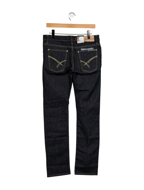 Denim Birds Mid-Rise Straight Leg Jeans