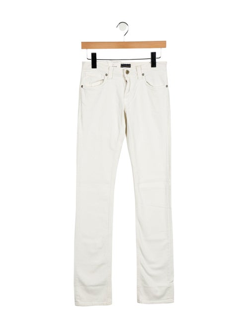 Denim Birds Low-Rise Straight Leg Jeans