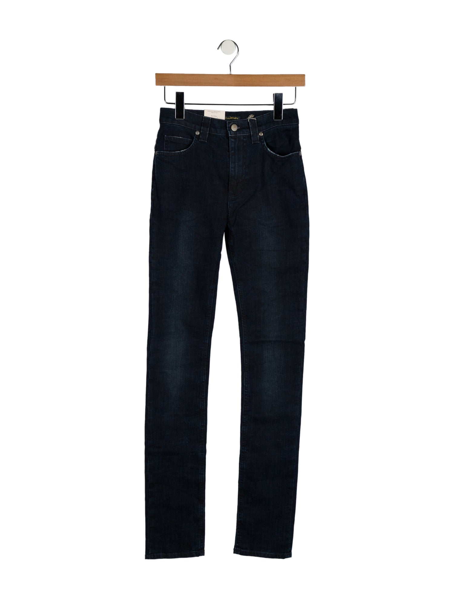 Denim Birds Low-Rise Straight Leg Jeans