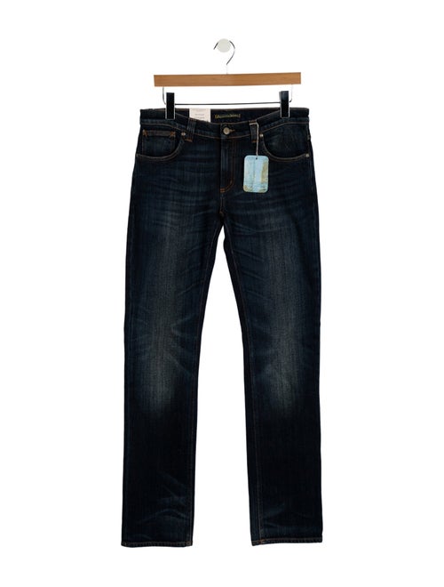 Denim Birds Mid-Rise Straight Leg Jeans