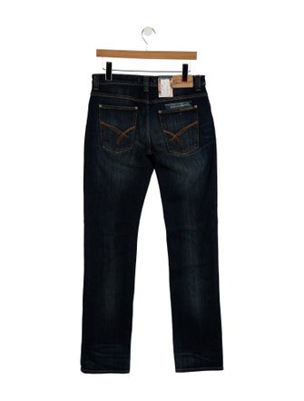 Denim Birds Mid-Rise Straight Leg Jeans