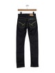 Denim Birds Low-Rise Straight Leg Jeans