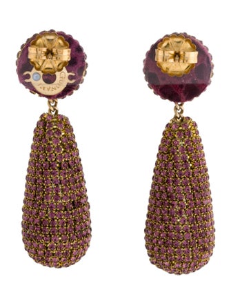 Deepa Gurnani Emely Crystal Drop Earrings