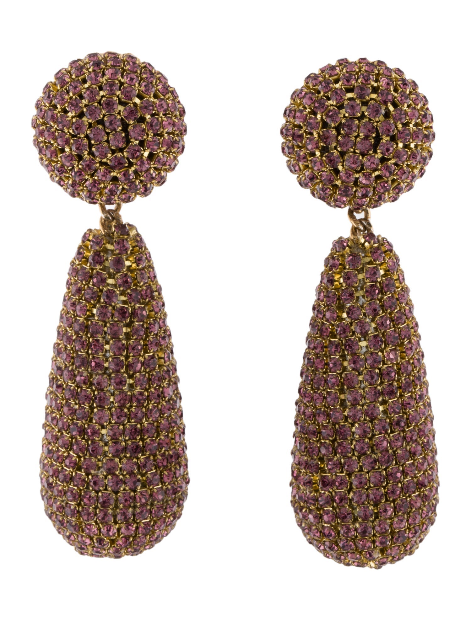 Deepa Gurnani Emely Crystal Drop Earrings