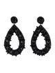 Deepa Gurnani Sequins Beaded Tear Drop Earrings