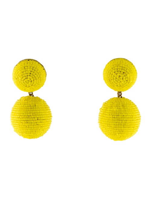 Deepa Gurnani Bead Nica Ball Drop Earrings