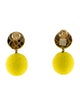 Deepa Gurnani Bead Nica Ball Drop Earrings