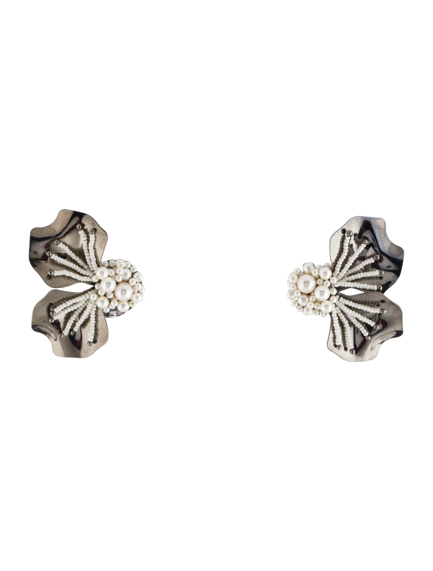 Deepa Gurnani Faux Pearl Era Earrings