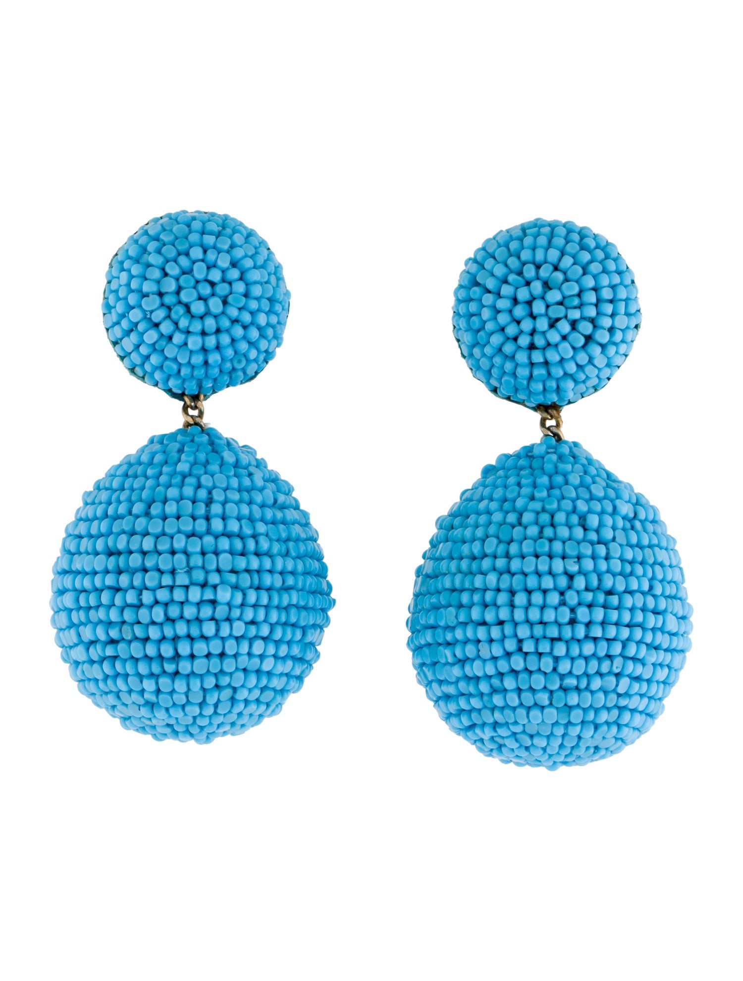 Deepa Gurnani Beaded Ball Drop Earrings