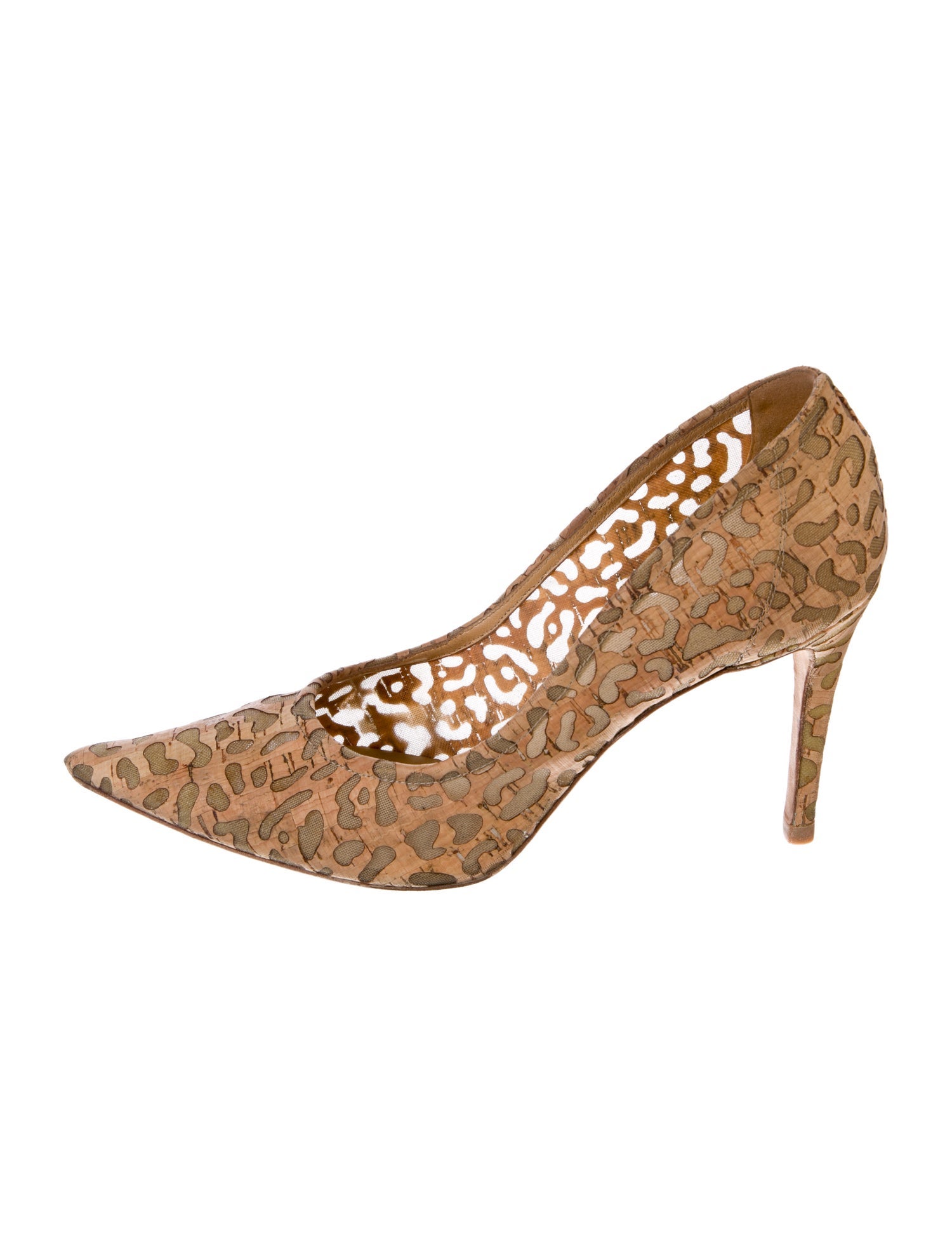 Dee Keller Mesh Floral Print Pumps