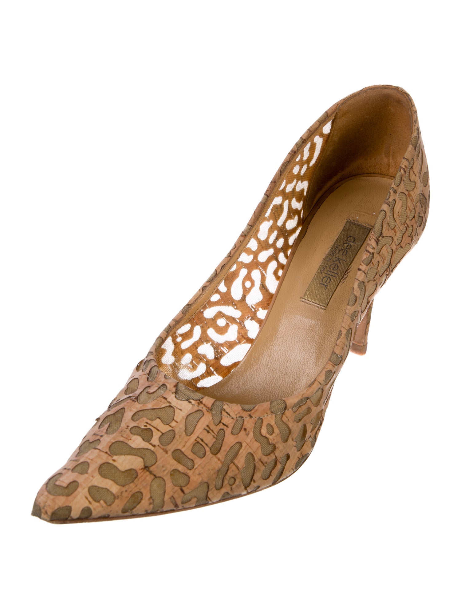 Dee Keller Mesh Floral Print Pumps