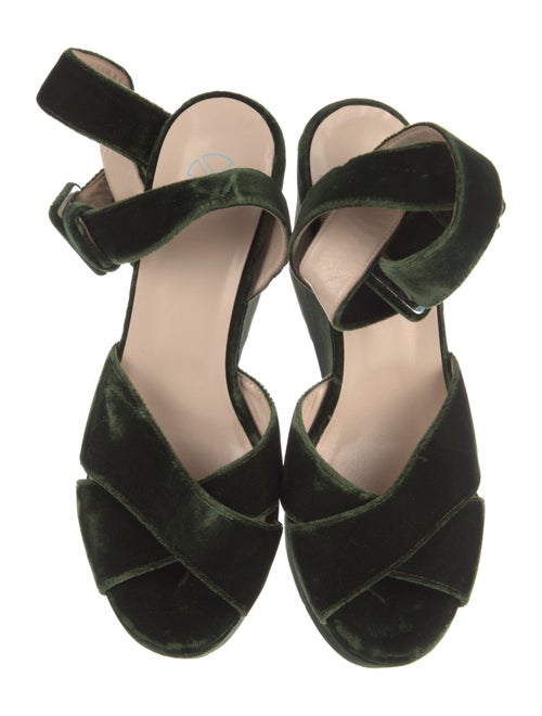 Dee Keller Velvet Slingback Pumps