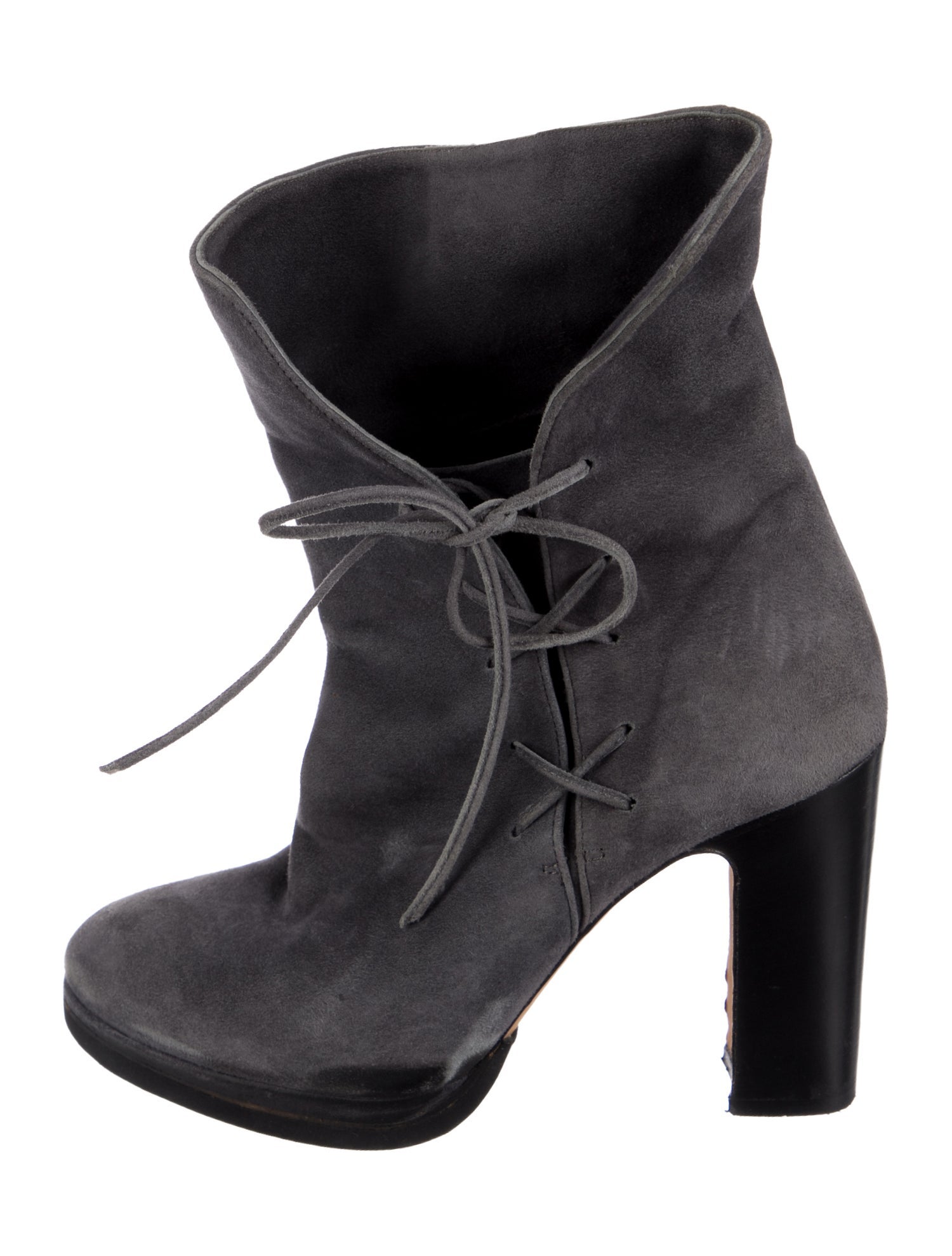 Dee Keller Suede Lace-Up Boots