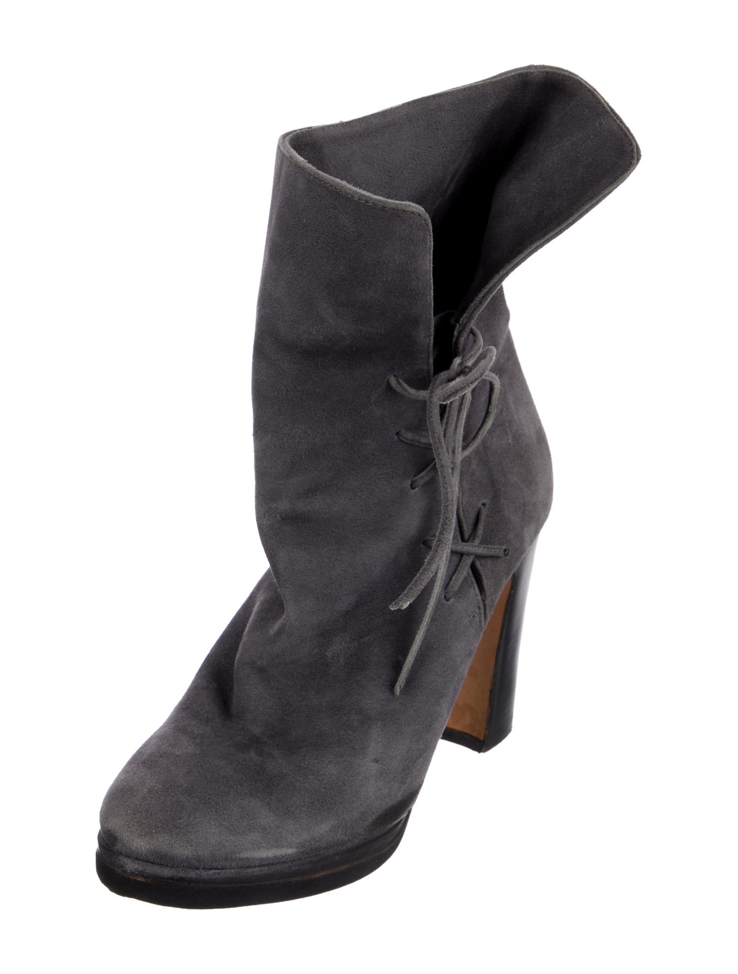 Dee Keller Suede Lace-Up Boots