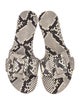 Definery Snakeskin Animal Print Slides