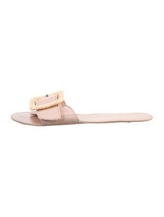 Definery Leather Slides