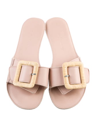 Definery Leather Slides