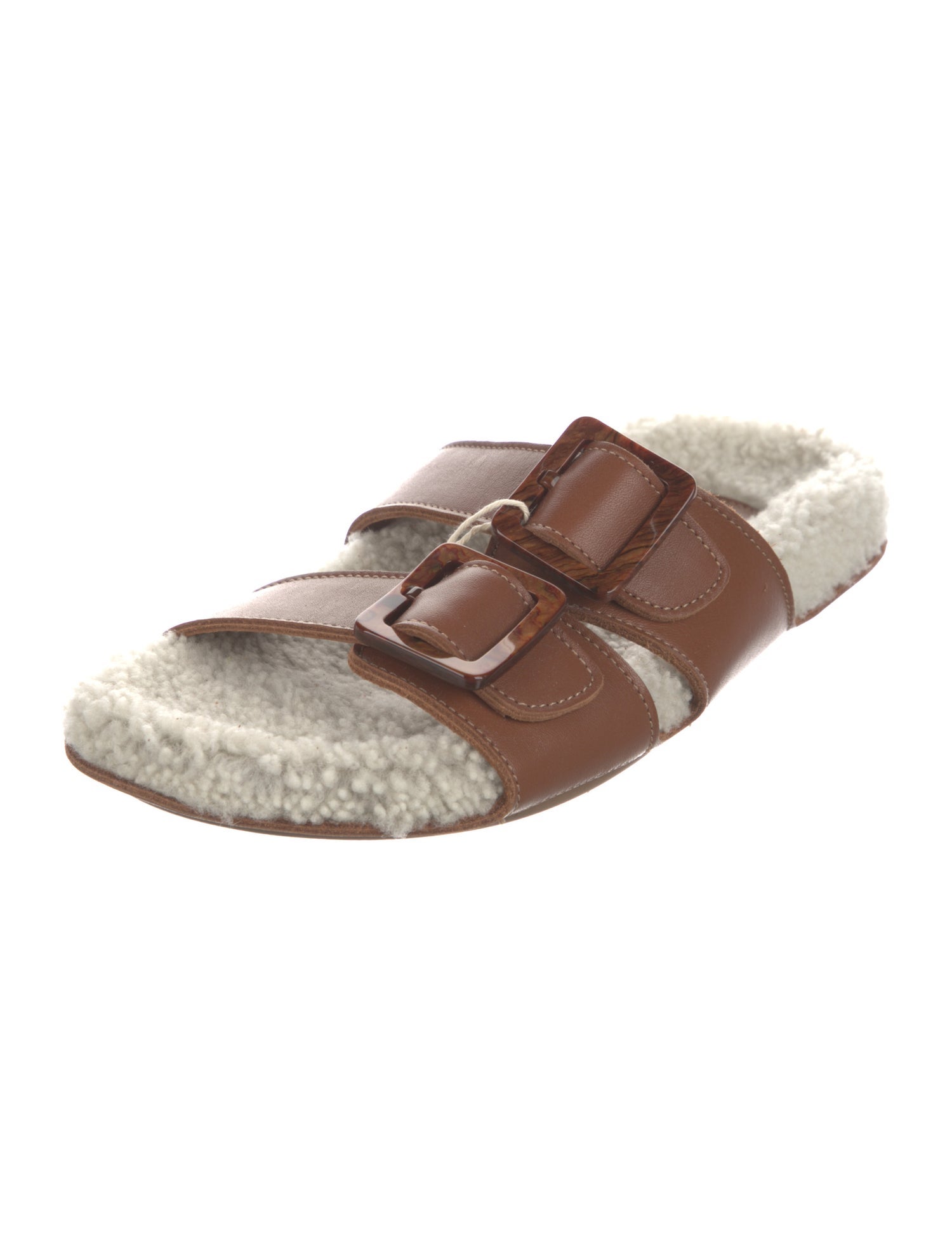 Definery Leather Slides