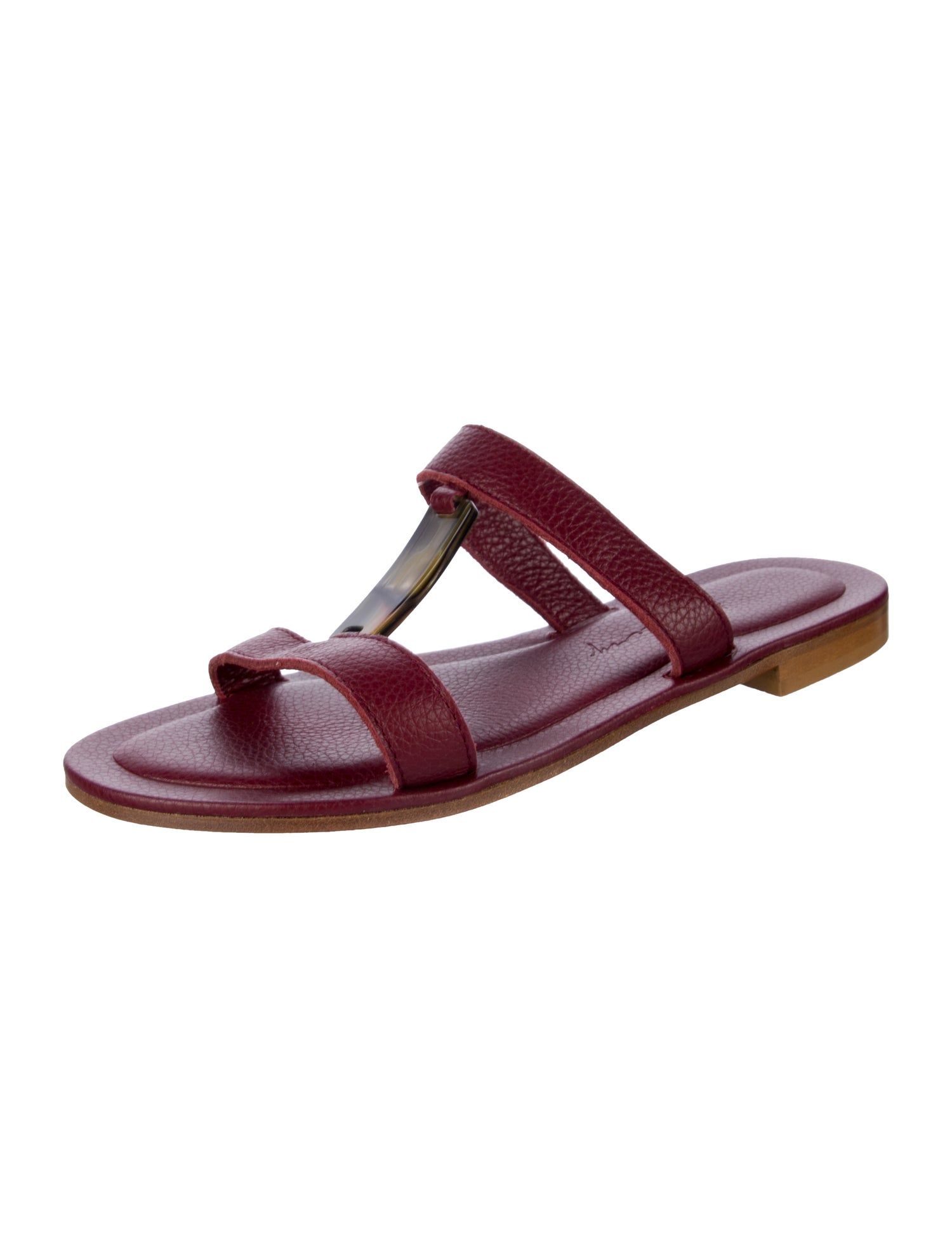 Definery Leather Slides