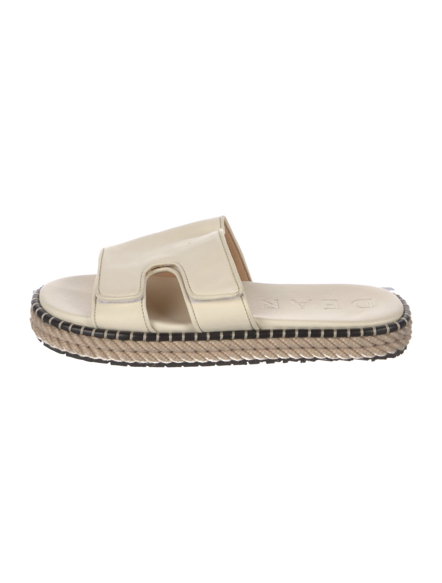 Dear Frances Leather Espadrilles