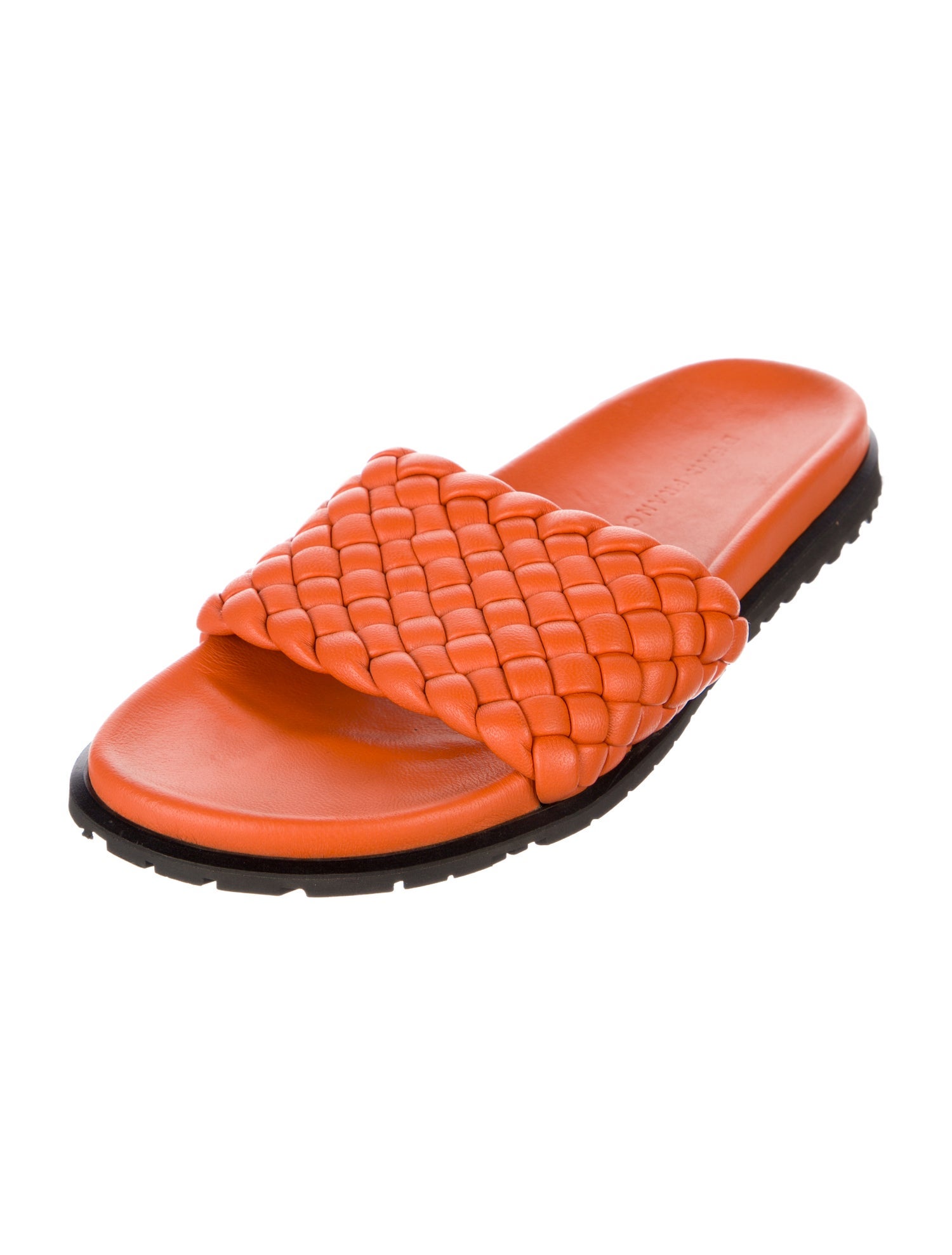 Dear Frances Leather Slides