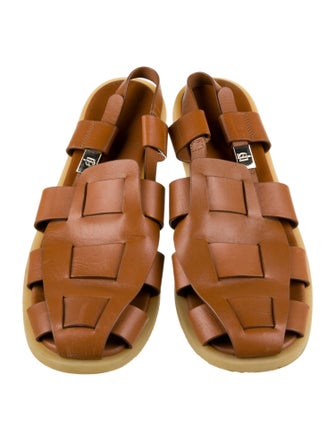 Dear Frances Patent Leather Sandals