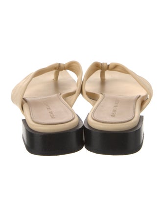 Dear Frances Leather Slides