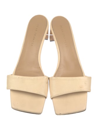 Dear Frances Leather Slides