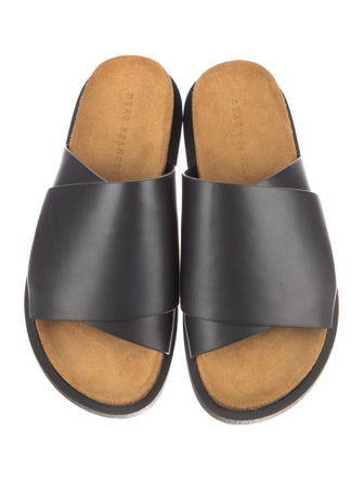 Dear Frances Leather Slides