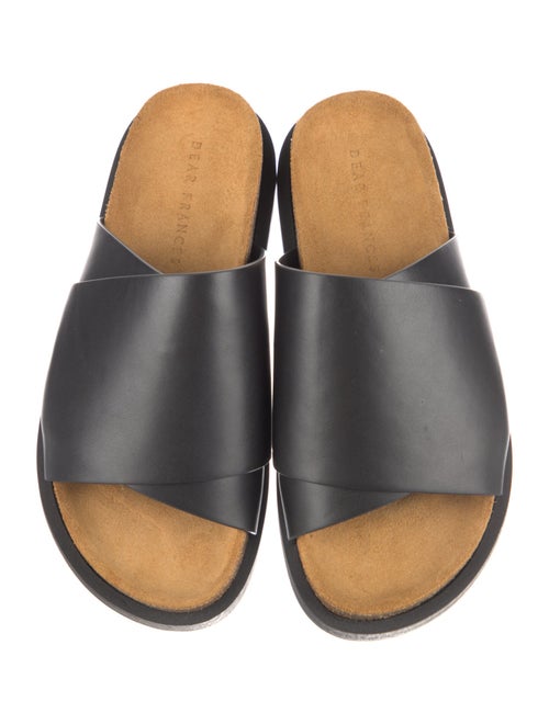 Dear Frances Leather Slides
