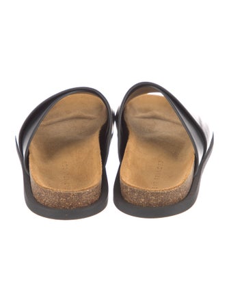 Dear Frances Leather Slides