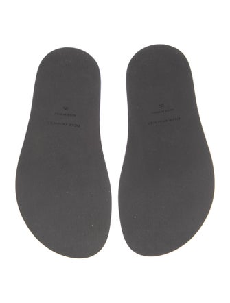 Dear Frances Leather Slides