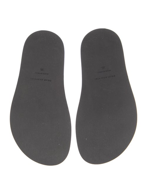 Dear Frances Leather Slides