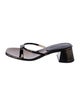 Dear Frances Patent Leather Slides
