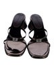 Dear Frances Patent Leather Slides