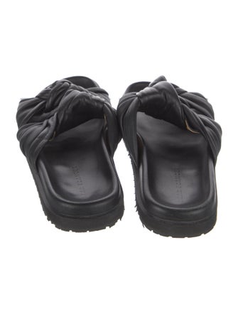 Dear Frances Leather Slides