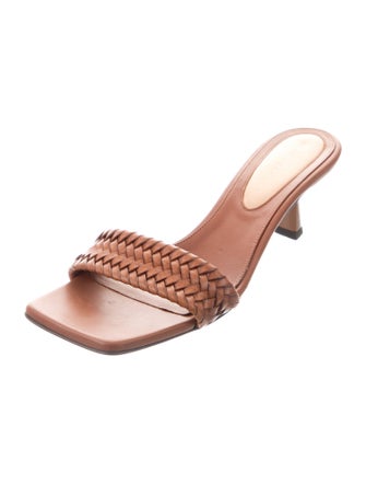 Dear Frances Leather Slides