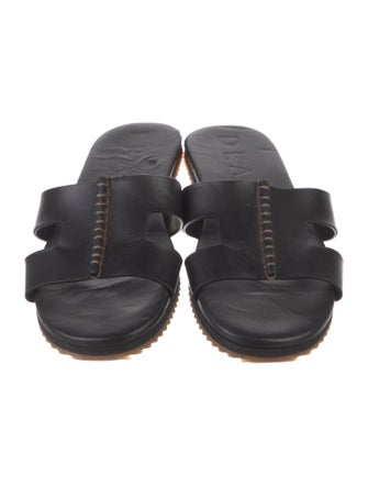 Dear Frances Leather Slides
