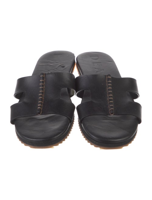 Dear Frances Leather Slides