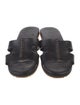 Dear Frances Leather Slides