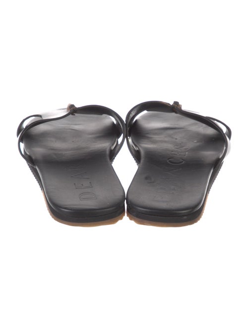 Dear Frances Leather Slides