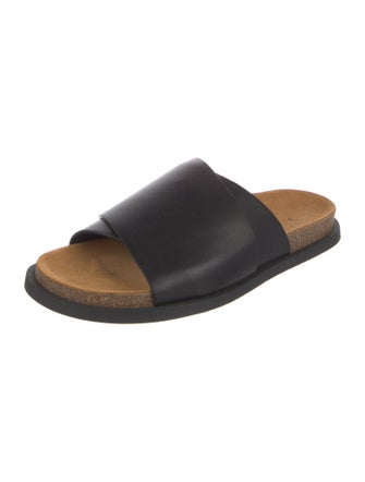 Dear Frances Leather Slides