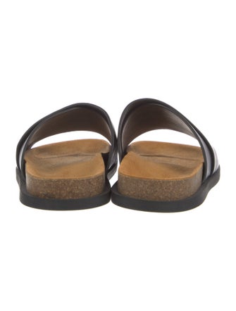 Dear Frances Leather Slides