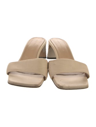 Dear Frances Leather Slides