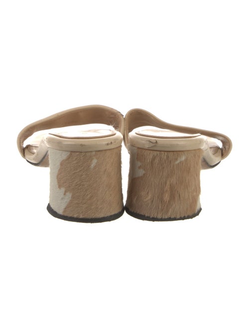 Dear Frances Leather Slides