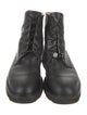 Dear Frances Leather Combat Boots