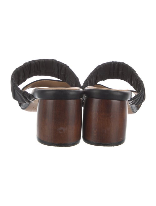 Dear Frances Leather Slides