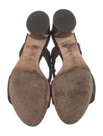 Dear Frances Leather Slides