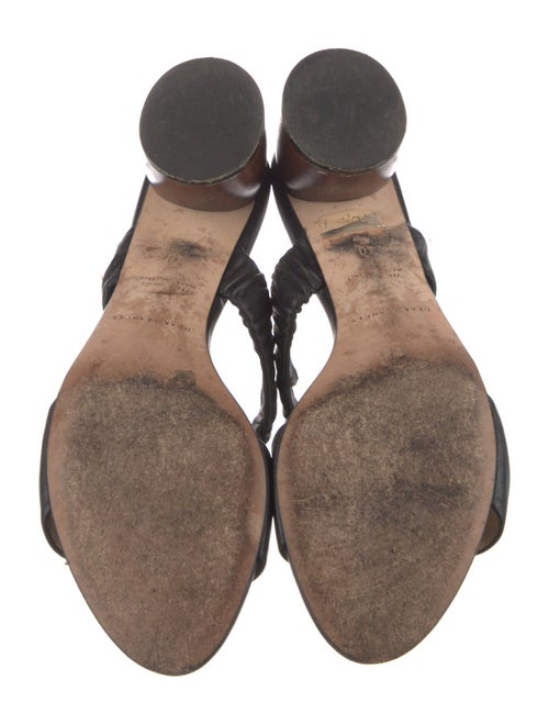 Dear Frances Leather Slides