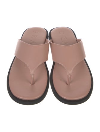 Dear Frances Leather Slides
